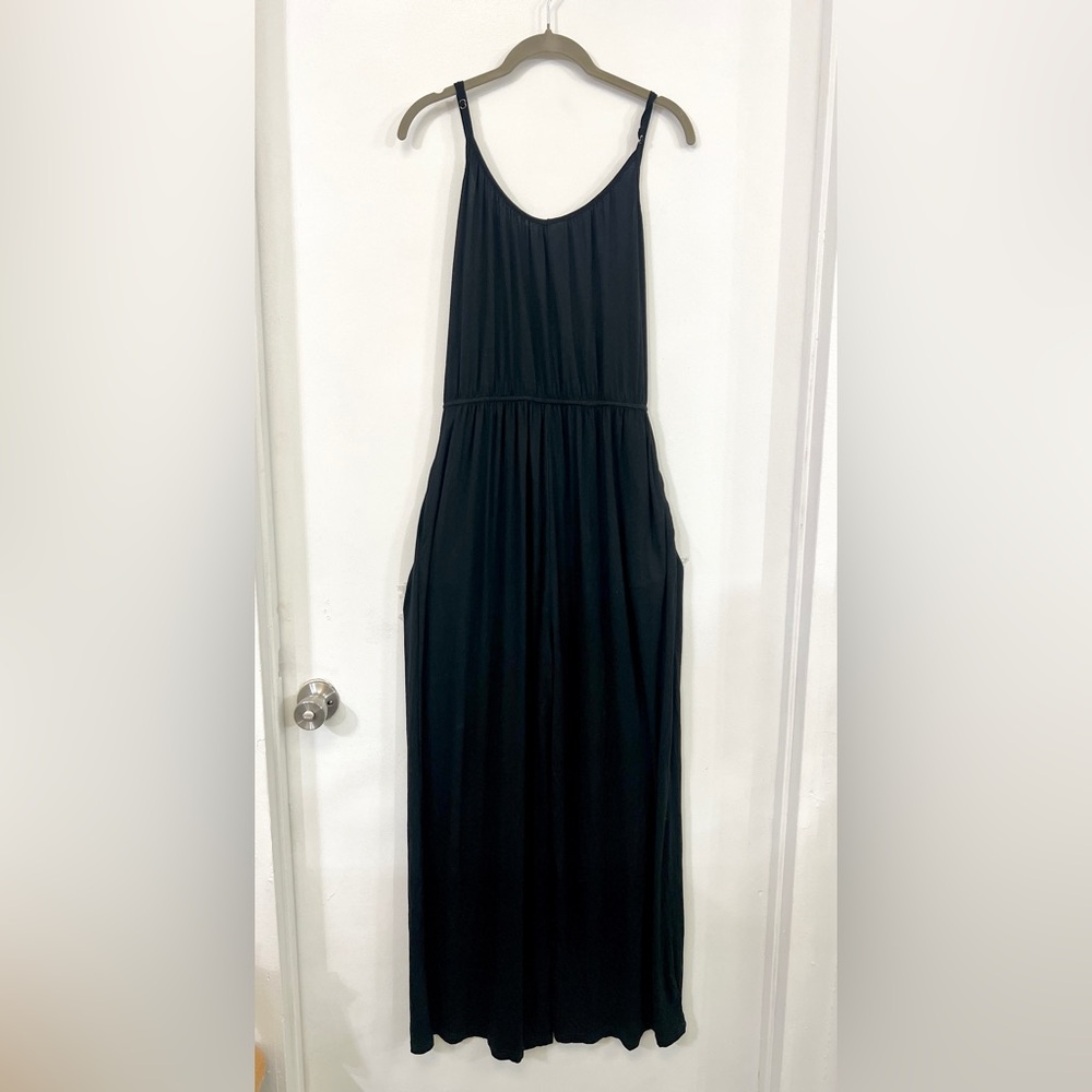 Cider V-Neck Solid Knotted Wide Leg Jumpsuit - image 6